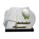 Plaque dibond forme rugby vue 1