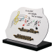 Plaque dibond forme notes de musique vue 2