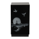 Urne PERSONNALISABLE granit lithogravure blanche vue 1