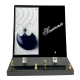 Plaque plexiglas galet papillon "souvenir" 26x24cm vue 1
