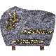 Plaque forme bronze mains colombe 18x25cm vue 1