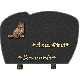 Plaque forme bronze chat 20x30cm vue 1