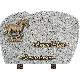 Plaque forme bronze cheval 20x30cm vue 1