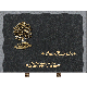 Plaque bords bruts bronze arbre 25x35cm vue 1