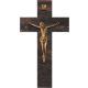 Croix Bronze Jésus en granit Himalaya Blue - 34x60cm vue 1
