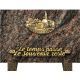 Plaque bronze petit village 12x18cm vue 1