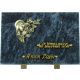 Plaque bronze rose vierge marie 20x30cm vue 1