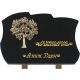 Plaque forme bronze arbre de vie 20x30cm  vue 1