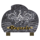 Plaque forme sablage musique 20x15cm vue 1