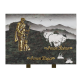 Plaque rectangle bronze berger 35x25cm vue 1