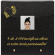 Plaque funéraire personnalisable carrée 23x23cm vue 1