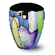 Urne Color Bleue vue 1