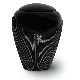URNE STRIÉE NOIRE vue 1