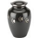 Urne noire pattes - grand chien vue 1