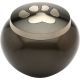 Urne hedon noire grise - grand chien vue 1