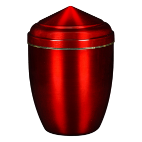Urne liseret doré bordeaux