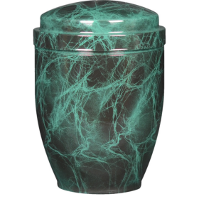 Urne marbrée verte