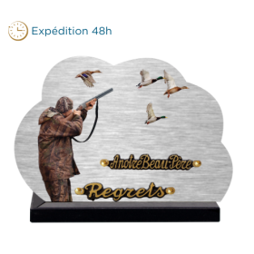 Plaque dibond forme nuage chasse