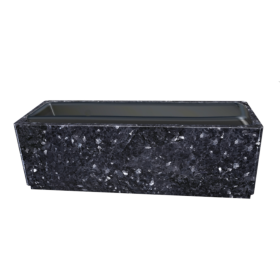 Jardinière assemblée 60x20x20cm
