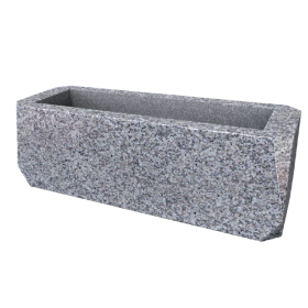Jardinière massive 8 pans 60x20x20