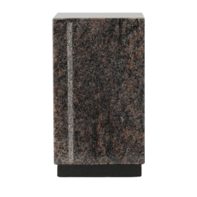 Urne personnalisable granit Himalaya strass