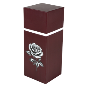 Urne dispersion carrée motif rose