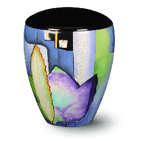 Urne Color Bleue
