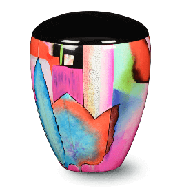 Urne Color Rouge