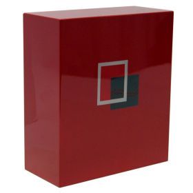 Urne Square Rouge