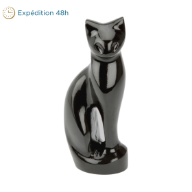Urne stanley chat noir - chat et petit chien