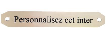 Exemple : Texte à visser personnalisé