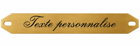 Exemple : Texte à visser personnalisé