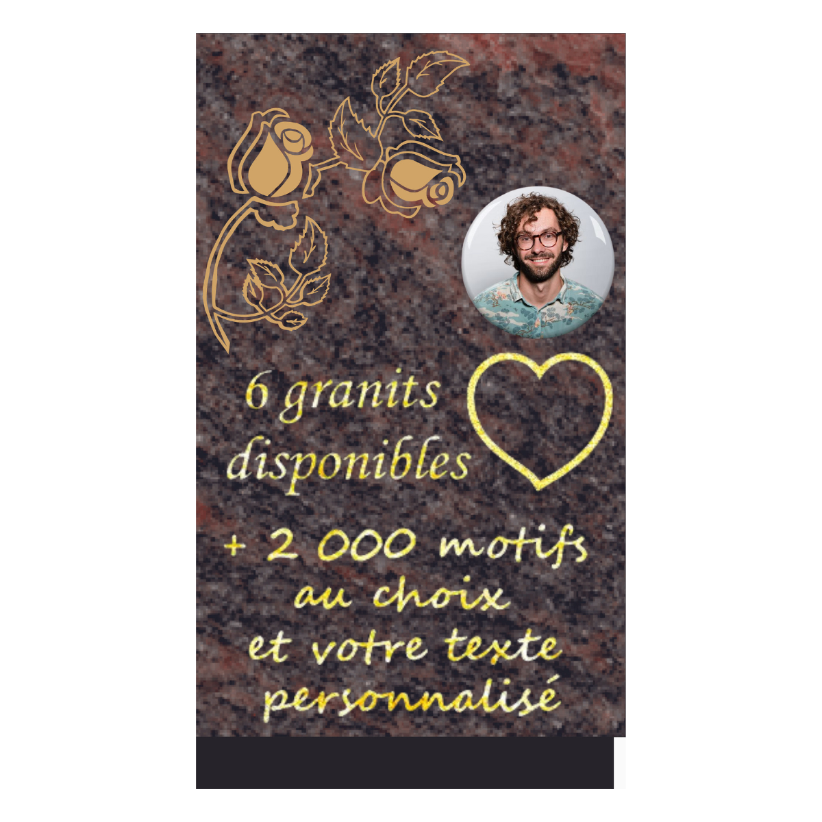 Urne funéraire personnalisable décorée