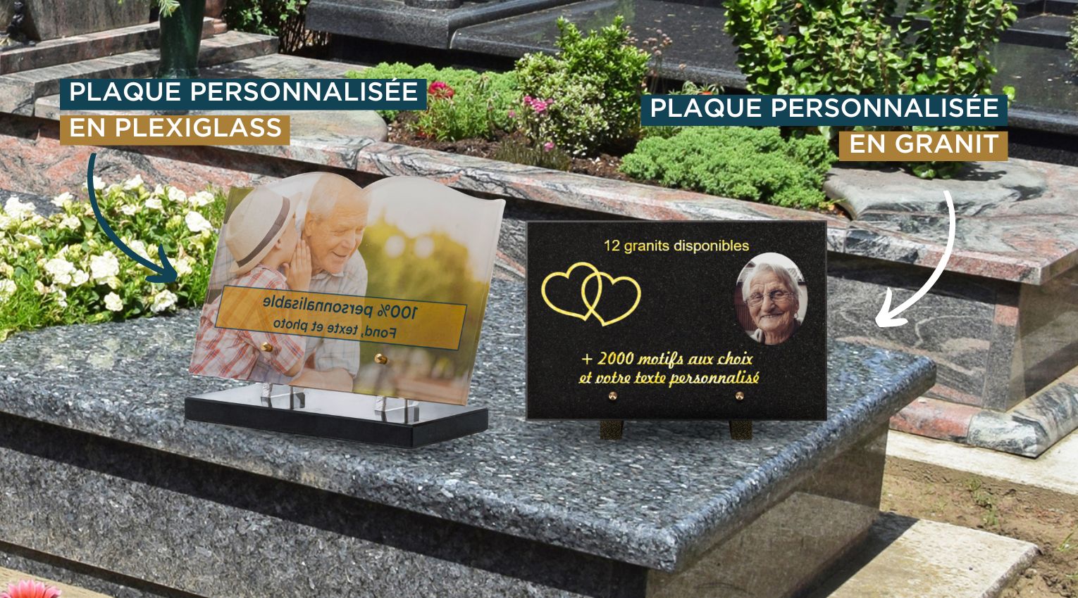 Plaques funéraires personnalisées